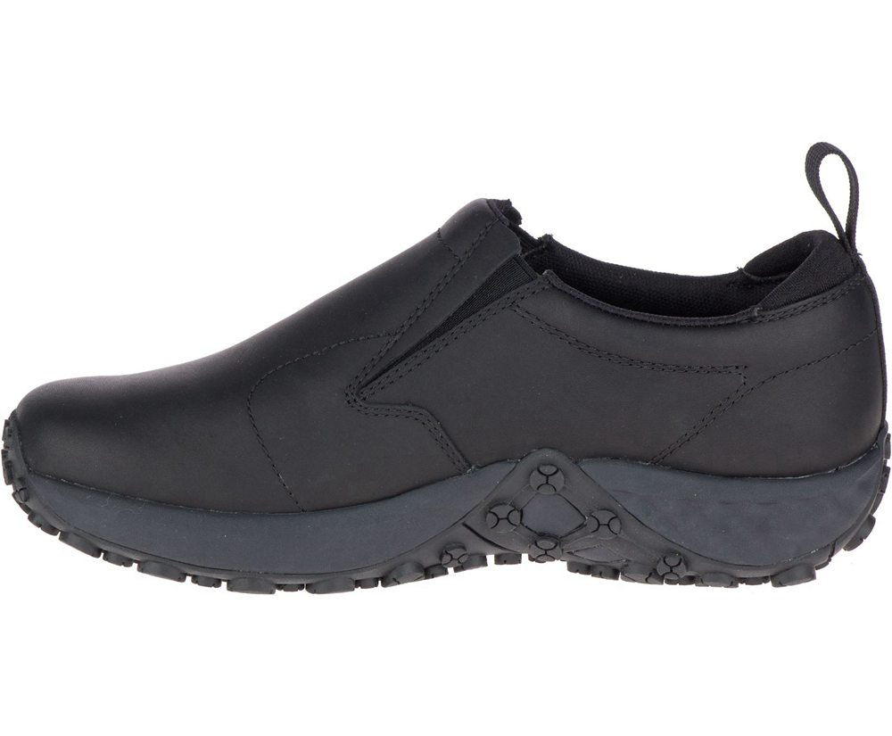 Merrell Slip Ons Black - Jungle Moc AC+ PRO Work - Womens 61SMTJNAQ